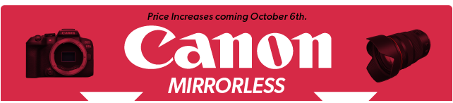 Shop Popular Canon Mirrorless Cameras and Lenses