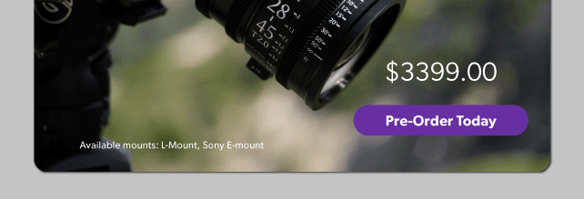 SIGMA New Cine Lens