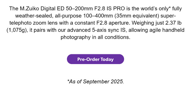 New OM System 50-200mm Lens