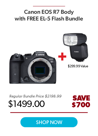 Canon R7 Body with FREE Flash