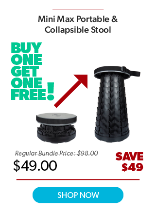 Mini Max Portable & Collapsible Stool