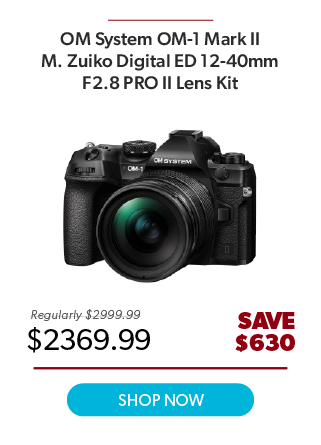 OM System OM-1 Mark II M. Zuiko Digital ED 12-40mm F2.8 PRO II Lens Kit
