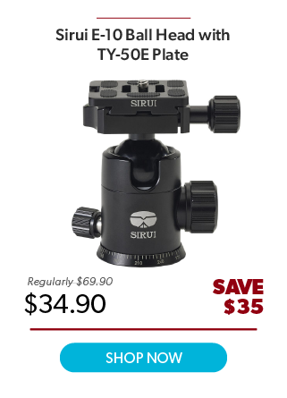 Sirui E-10 Ball Head with TY-50E Plate