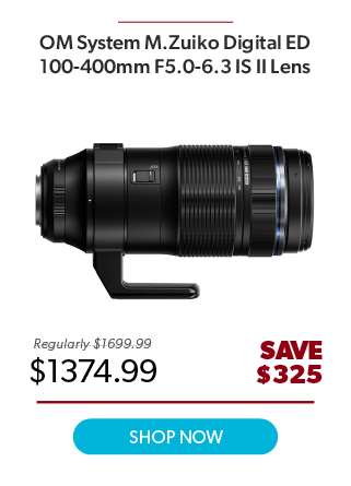 OM System M.Zuiko Digital ED 100-400mm F5.0-6.3 IS II Lens
