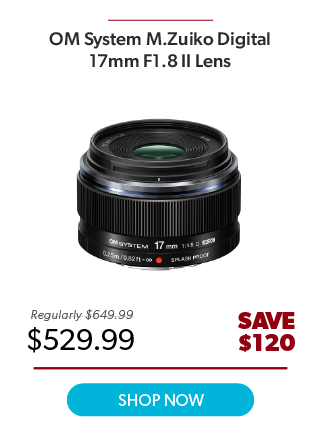 OM System M.Zuiko Digital 17mm F1.8 II Lens