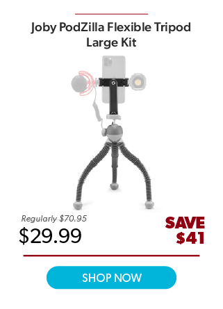 Joby PodZilla Flexible Tripod Large Kit
