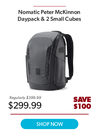 Nomatic Peter McKinnon Daypack and 2 Small Cubes