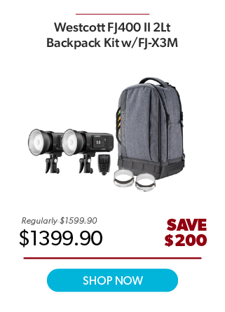 Westcott FJ400 II 2 Lt Backpack Kit