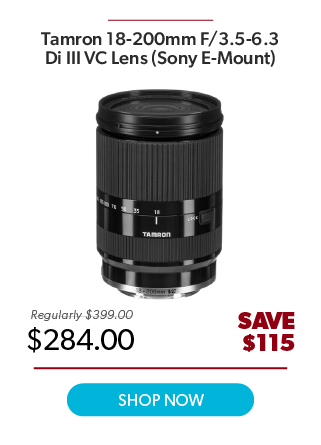 Tamron 18-200mm Sony E-Mount