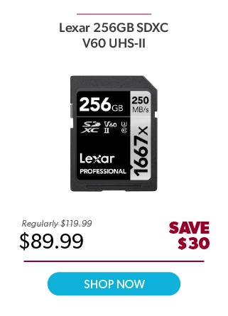 Lexar Memory Savings