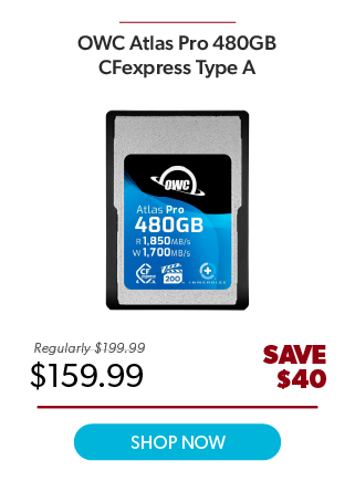 OWC Atlas Pro 480GB CFexpress Type A
