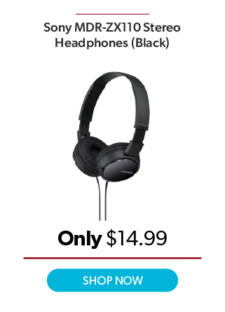 Sony MDR-ZX110 Stereo Headphones