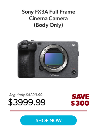 Sony FX3A Full-Frame Cinema Camera