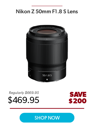 Nikon NIKKOR Z 50mm f/1.8 S Lens