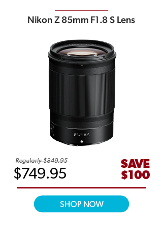 Nikon NIKKOR Z 85mm F/1.8 S Lens