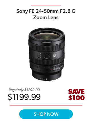 Sony FE 24-50mm F2.8 G Zoom Lens