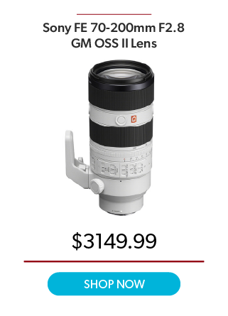 Sony FE 70-200mm f/2.8 GM OSS II Lens