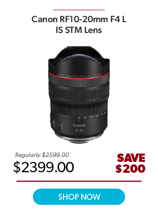 Canon RF 10-20mm F4 L IS STM Lens