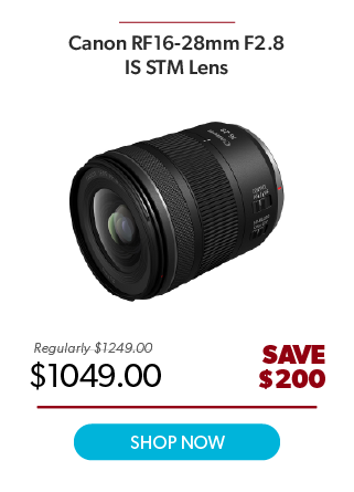 Canon RF 16-28mm F2.8 IS STM Lens