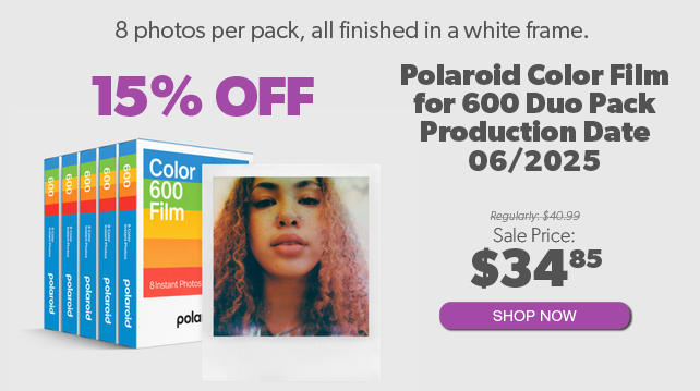 Polaroid Color Film for 600 Duo Pack