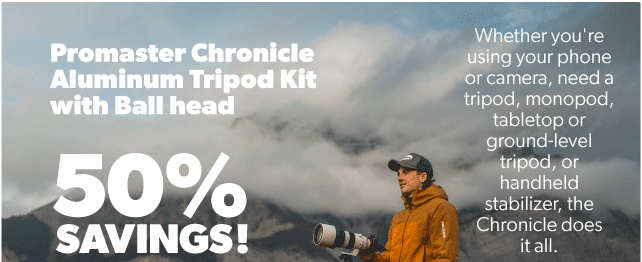 Promaster Chronicle Aluminum Tripod Kit with Ball Head