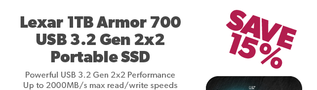 Lexar 1TB Armor 700 SSD