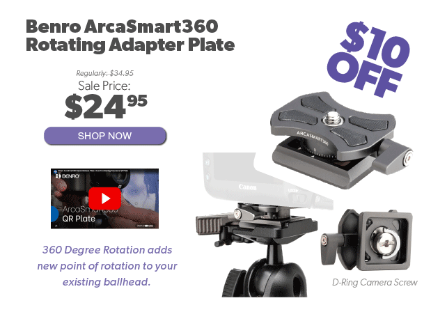 Benro ArcaSmart360 Rotating Adapter Plate
