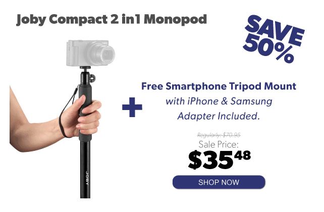 Joby Compact 2 in 1 Monopod