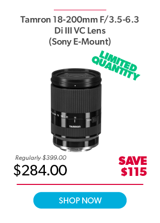 Tamron 18-200mm Sony