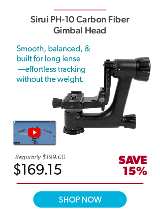 Sirui PH-10 Carbon Fiber Gimbal Head
