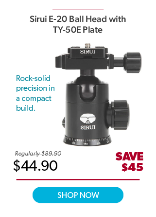 Sirui E-20 Ball Head with TY-50E Plate