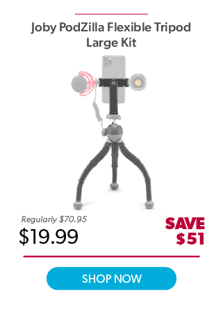Joby PodZilla Flexible Tripod Large Kit